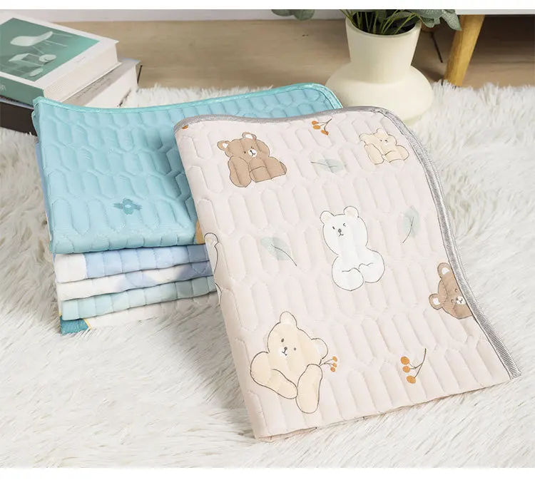 

Premium Pet Latex Pad for Dogs Cats Cooling Ice Mat Summer Cold Silk Cool Pad Kennel Mat