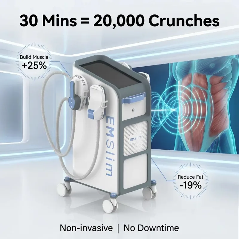 13 Tesla Weight Lose Body Slimming EMS NEO RF Muscle Stimulator EMS Body Sculpting Machine With 2/4 Handles
