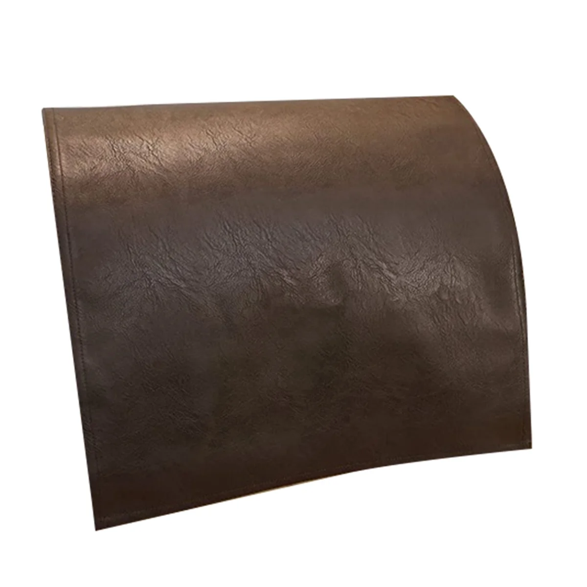 Non-Slip Faux Leather Headrest Protector for Recliner Chair,Headrest Cover for Furniture Slipcovers Cover Coffee Color