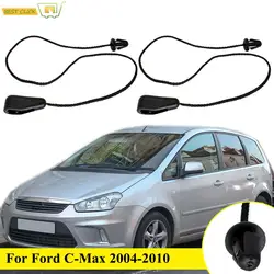 2pcs 4M51A46538AB For Ford C-MAX 2004-2010 Rear Trunk Storage Parcel Shelf Tray Load Cover Lift Strap String Cord Tonneau Clips