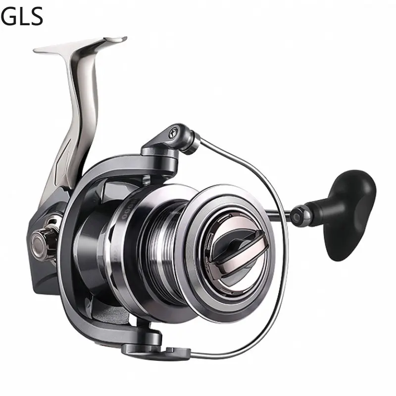 

GLS 12+1BB Freshwater Carp Extra Large Spinning Reel 4.1:1 Full Metal Spool Distant Fishing Reel pesca