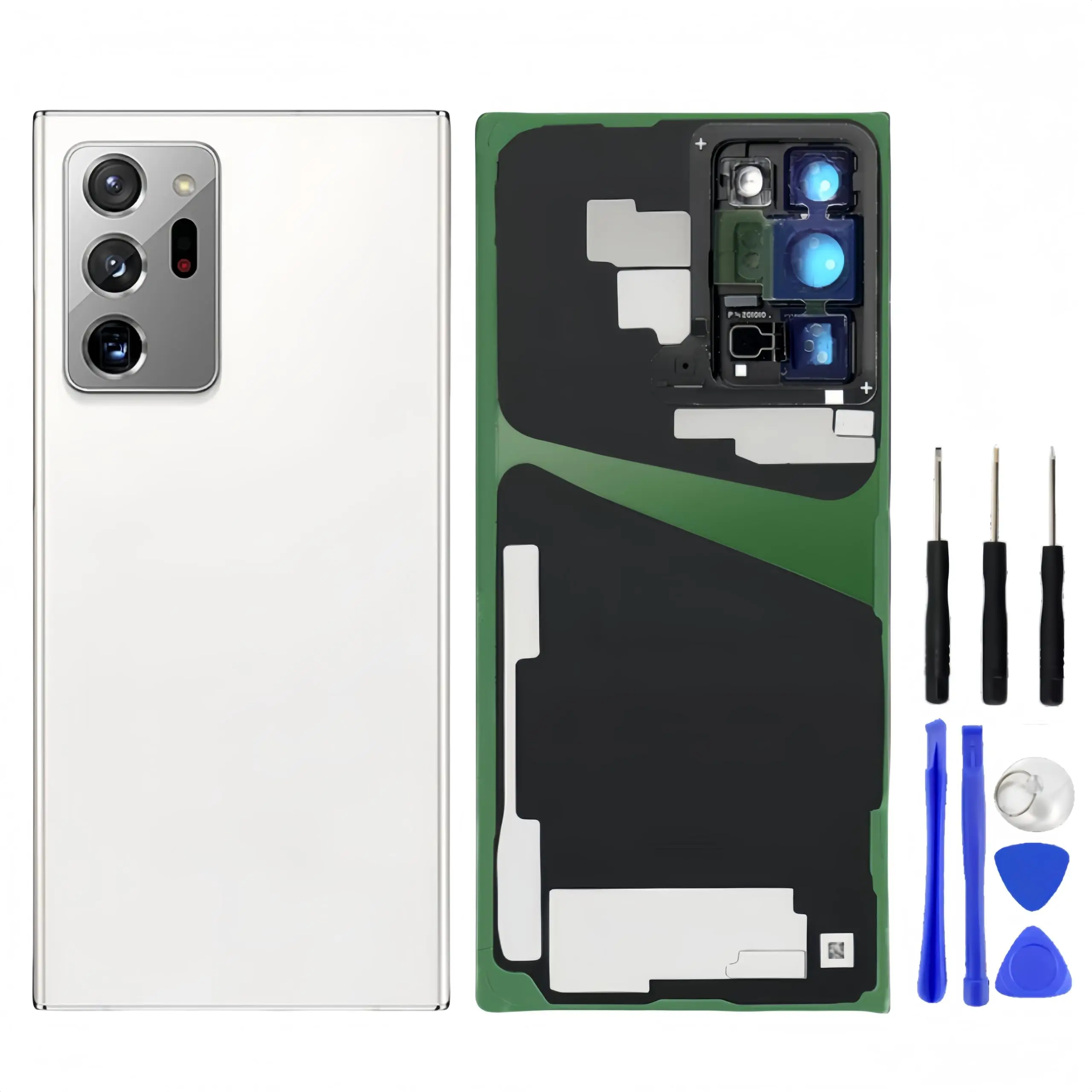 Für Samsung Galaxy Note 20 Ultra Batterie Zurück Abdeckung Glas Hinten Gehäuse Abdeckung Ersatz Fall Mit Kamera Objektiv für Galaxy N20 Ultra