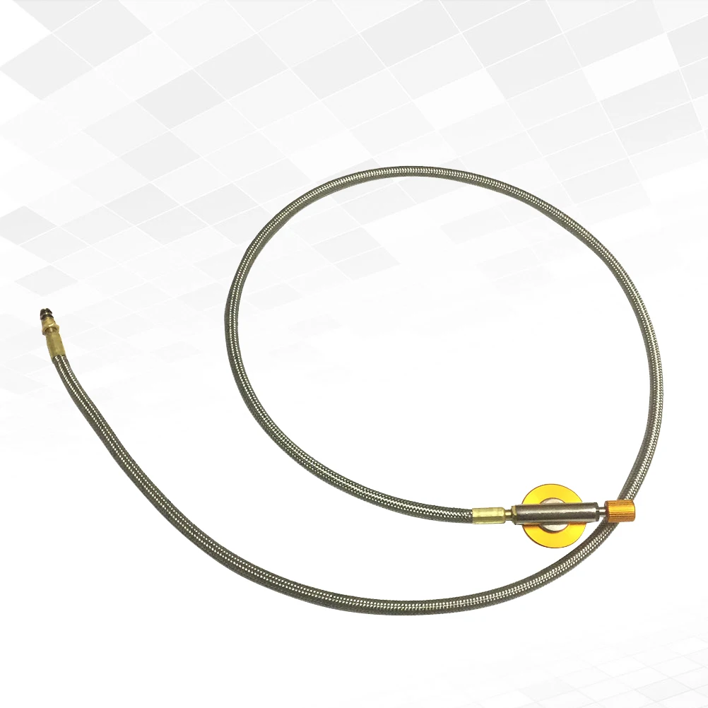 

Durable Stainless Steel Stove Valve 1m Portable Camping Burner Conduit Easy Install Suitable Outdoor Activities