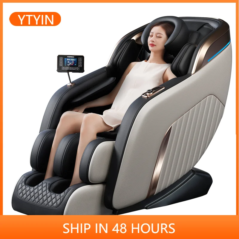 

YTYIN JR-6687A Современное многофункциональное 4D 3D массажное кресло с нулевой гравитацией для тела, ног, шеи, ног, шиацу, давление воздуха для тела, ног, ма
