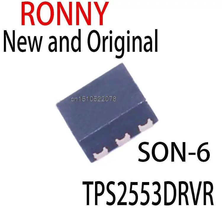 10PCS New and Original  TPS2553 TPS2553DRV CHT SON-6  TPS2553DRVR