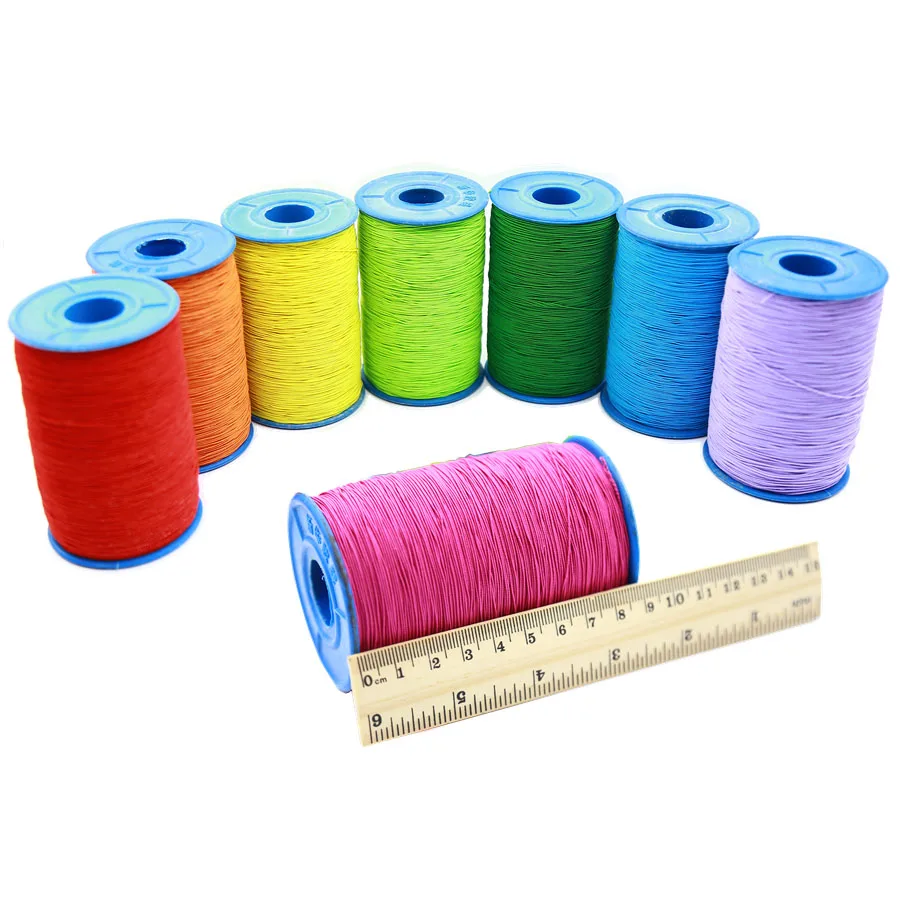 500yards+0.5mm Colored Elastic Thread Sewing Machine Thread Very Fine Elastic Cord Elastic Rubber Band Elastic Band Thread Roll