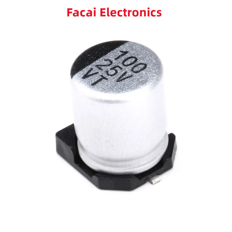 100pcs/20pcs 25V 100UF SMD Aluminum Electrolytic Capacitor 6*7MM Capacitance 6*7MM