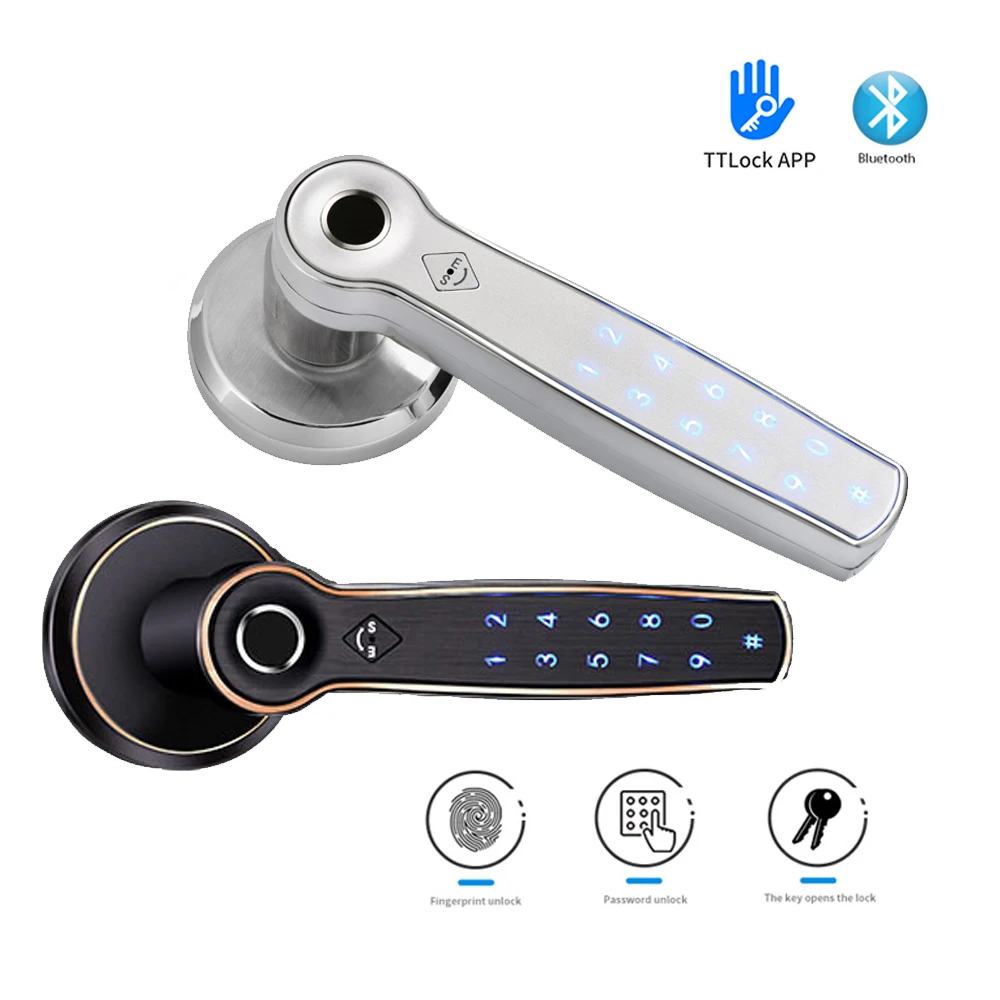 

158 Smart Lock Fingerprint Lock Biometric Fingerprint Door Lock Fingerprint/Key Unlock