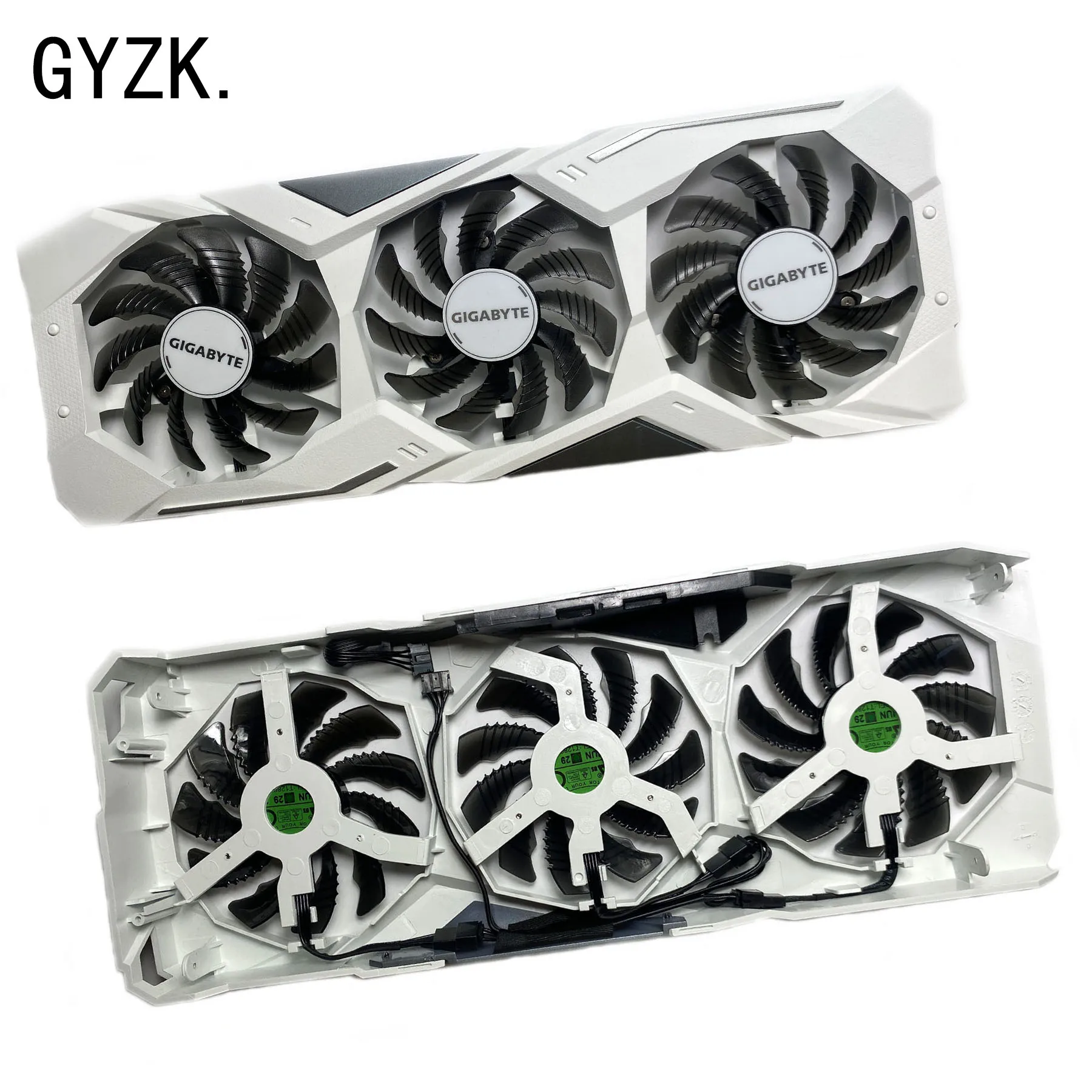 Imagem -01 - Painel Gigabyte-gaming oc com Ventilador Geforce Rtx2060 2060s 2070 Gtx1660 1660ti 1660s Rtx5500xt 5600xt 5700 5700xt Novo