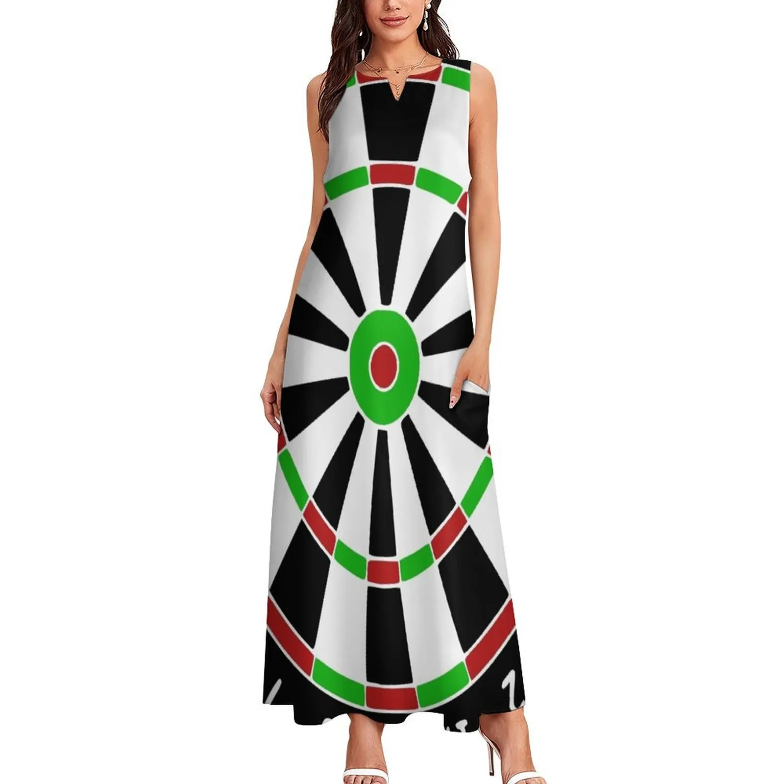 Darts Darts Dartboard bull Long Dress summer dress korean women luxury evening dresses 2025 Long veiled dresses