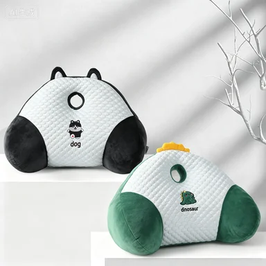New Design Cartoon Cool-bead Cooling Fabric Lumbar Support  Cushion for Office Chair Sofa school
