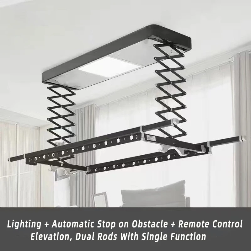 منتجات الغسيل خط الملابس الكهربائية الداخلية أنظمة الإضاءة التلقائية رف تجفيف الملابس مجفف القماش الكهربائي الذكي