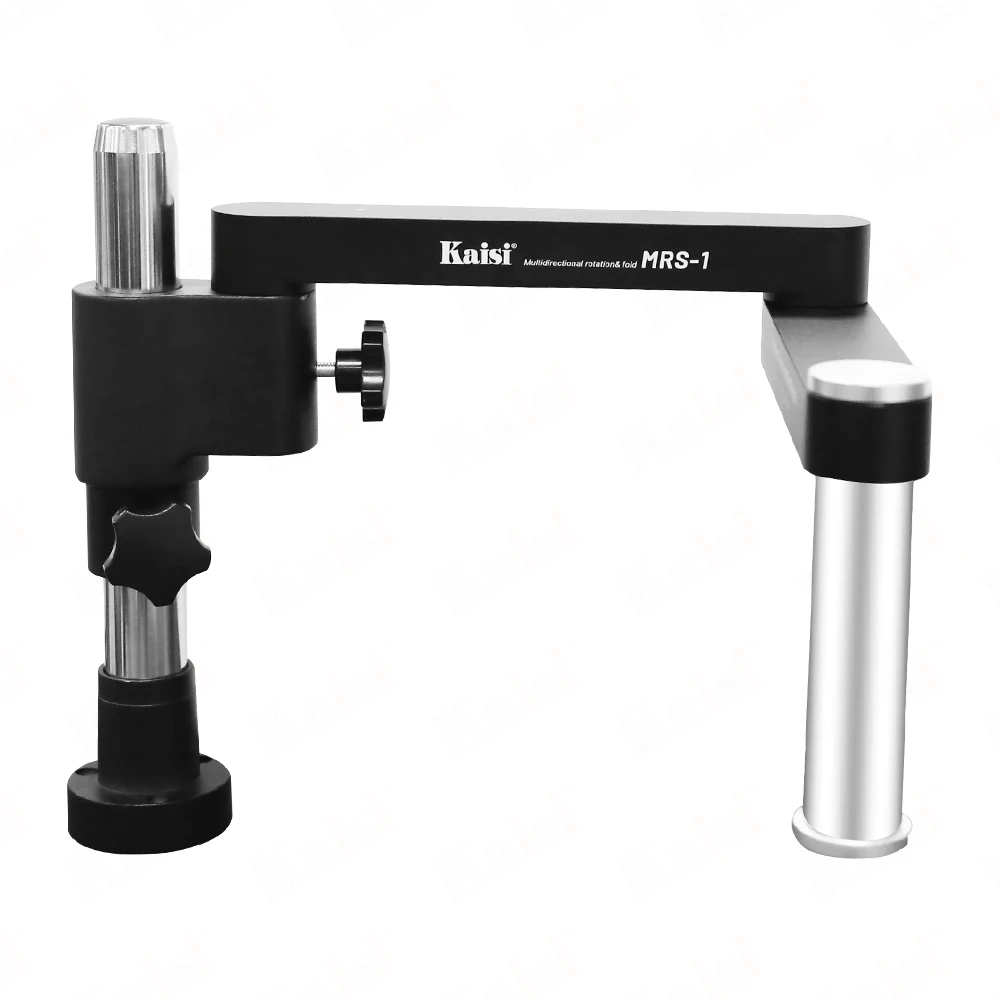 Kaisi Adjustable Microscope Metal Forging Folding Bracket Universal 360 ° Rotary Flexible Fixed Lifting Microscope Support Arm