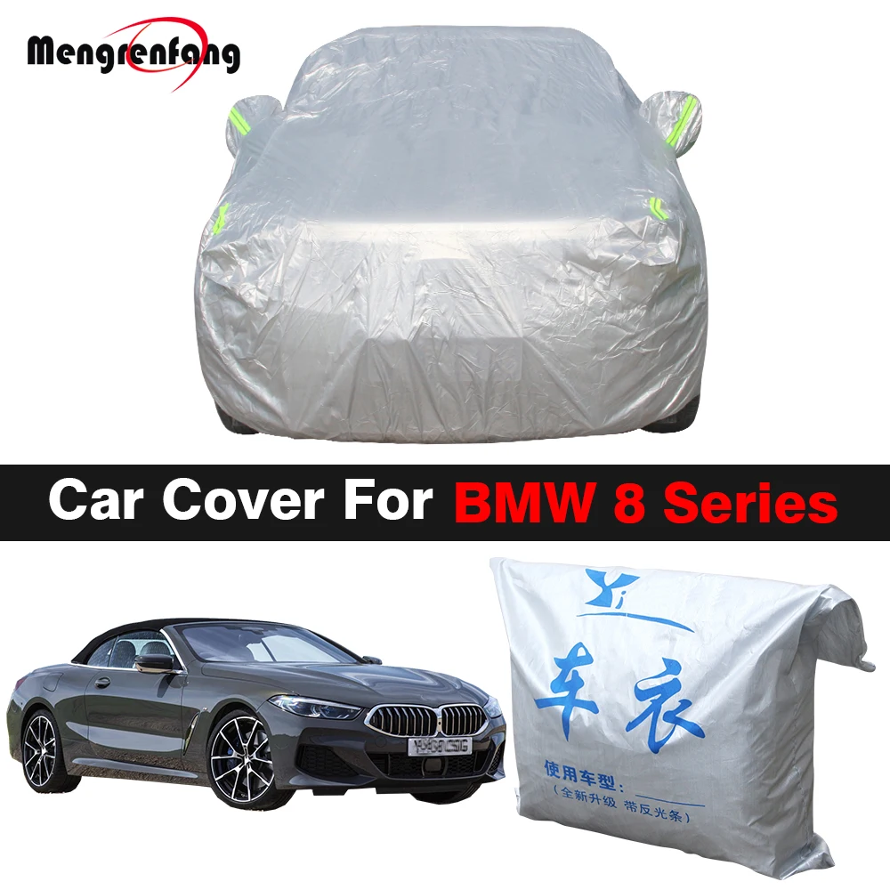 

Full Car Cover Anti-UV Sun Shade Snow Rain Dust Protection Cover For BMW 8 Series 840Ci 850i 850Ci 850Ci 850CSi 840i 840d M8