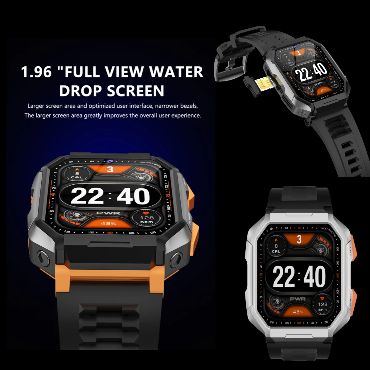 T3 Smart Watch B2 4G Android Smartwatch With GPS Position WIFI 4G/5G Full Netcom APP Download 64GB Storage For Men Student