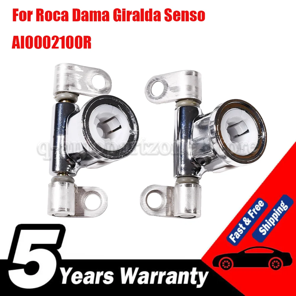 AI0002100R 2PCS Removable Toilet Seat Hinges For Roca Lady Senso Rock Left Right Detachable Hinge Set Replacement