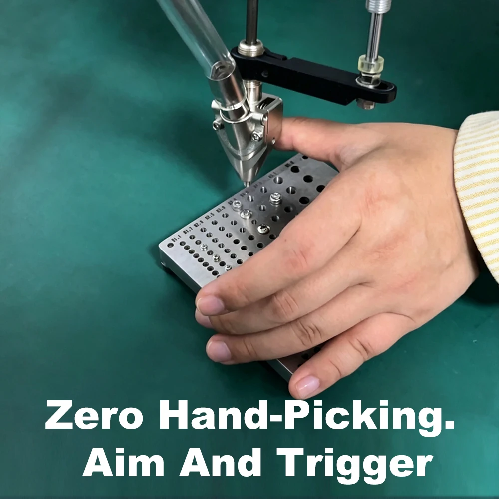 Blow Fed Pistol Type Handheld Auto Feeding Screwdriver Direct Bit Delivery Zero Hand Picking Automatic Screw Locking Machine