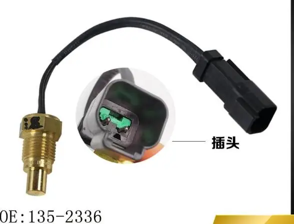 34390-02200 135-2336 196-7975 Water Temperature Sensor for Caterpillar E320C 320B 200B 312B 311B 315B 318 3066 S6K S4K Excavator