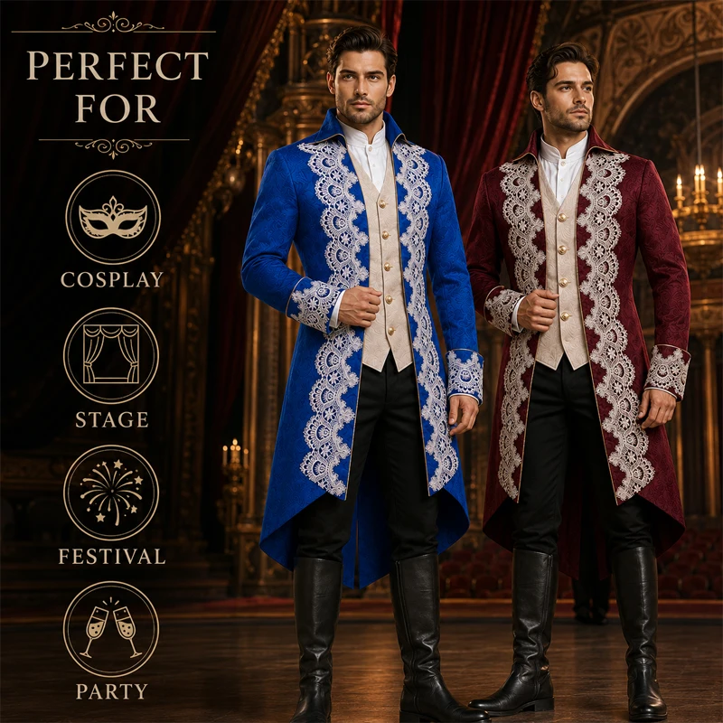Mens Victorian-Style Tailcoat - Victorian Men'S Formal Wear ulasan dan harga