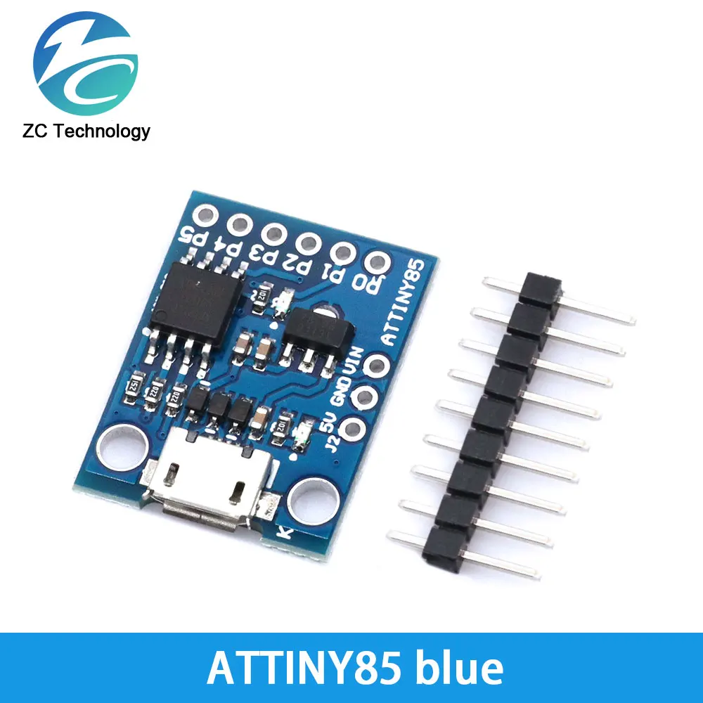 official Blue Black TINY85 Digispark Kickstarter Micro Development Board ATTINY85 module for Arduino IIC I2C USB