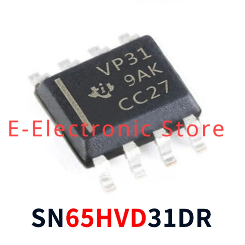 10PCS/LOT SN65HVD31DR   VP31  3.3V FULL-DUPLEX RS-485 DRIVERS AND RECEIVERS