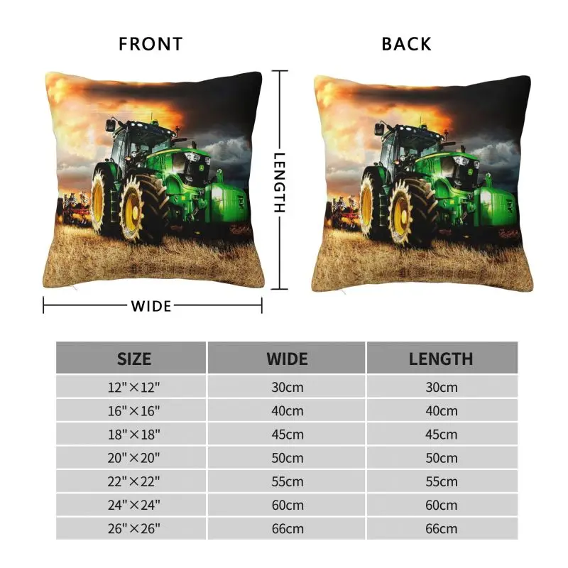 Tractor Luxury Throw Pillow Cover Living Room Decoration Car Cushion