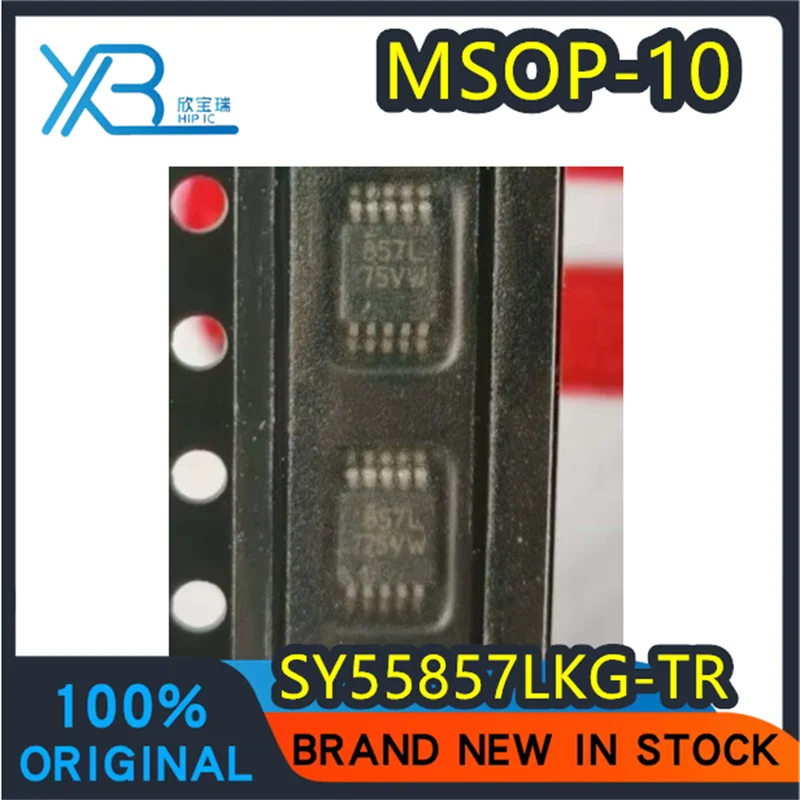 

(1/20 pieces) SY55857LKG-TR SY55857LKG Code 857L MSOP10 New original microchip converter / level shifter SY5585 spot