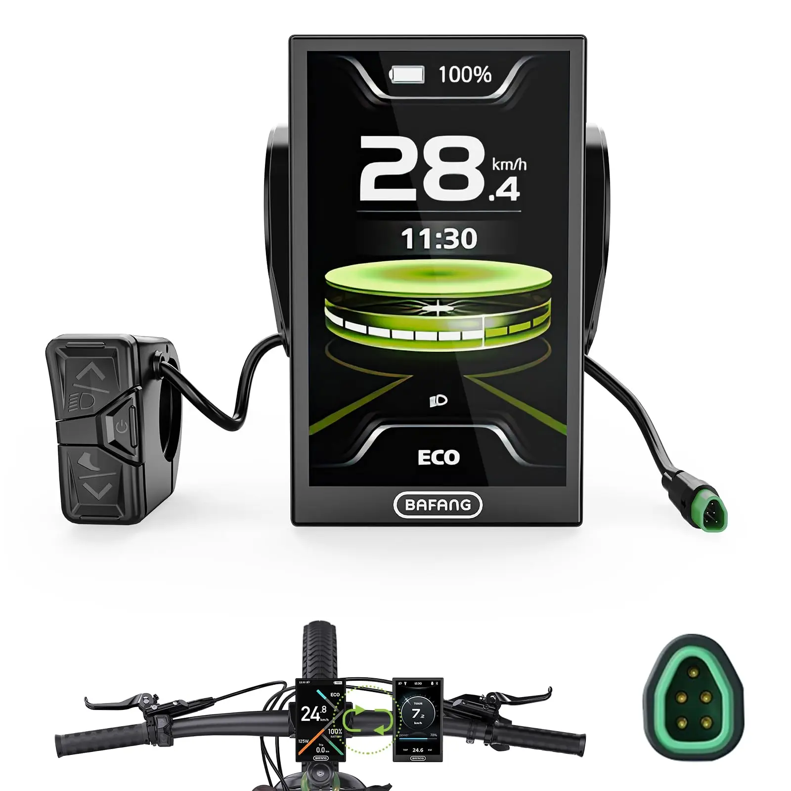 

BAFANG DPC010 Ebike Display 4" TFT Screen CAN BUS IP66 Waterproof Ebike Speedometer & Instrument Bluetooth Cycling Computer