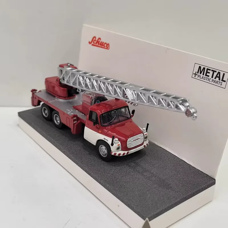 Schuco 1:87 Skala HO TATRA T148 KRANWAGEN Metalowy Model Samochodu Symulacyjny Statyczny Kolekcjonerski Dekoracyjny Prezent Pamiątkowy na Święta