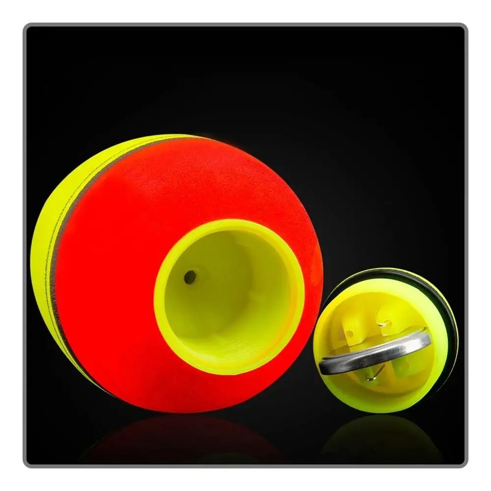 البلاستيك البصرية مرساة الأسماك تعويم رغوة العقرب هوك الإلكترون رغوة تعويم الأخضر مزدوجة اللون كبير البطن يطفو الكارب الملحقات