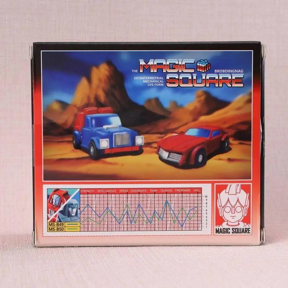 In Stock New Transformation Magic Square MS-B49 MS-B50 Small Scale Action Figures Model Collection Toys Gifts