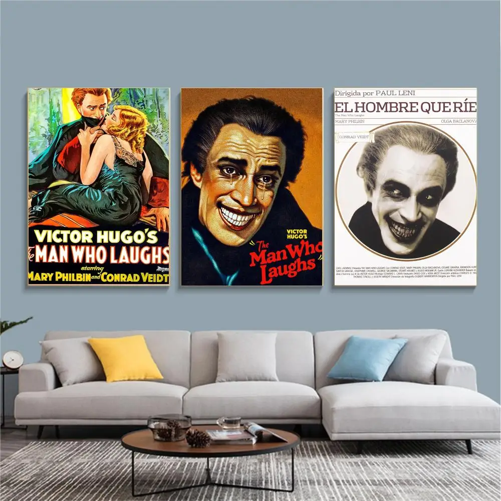 classic movie T-The Man Who Laughs-S Painting Calligraphy Nature Inspired Artwork for Living Room  Home Decoration
