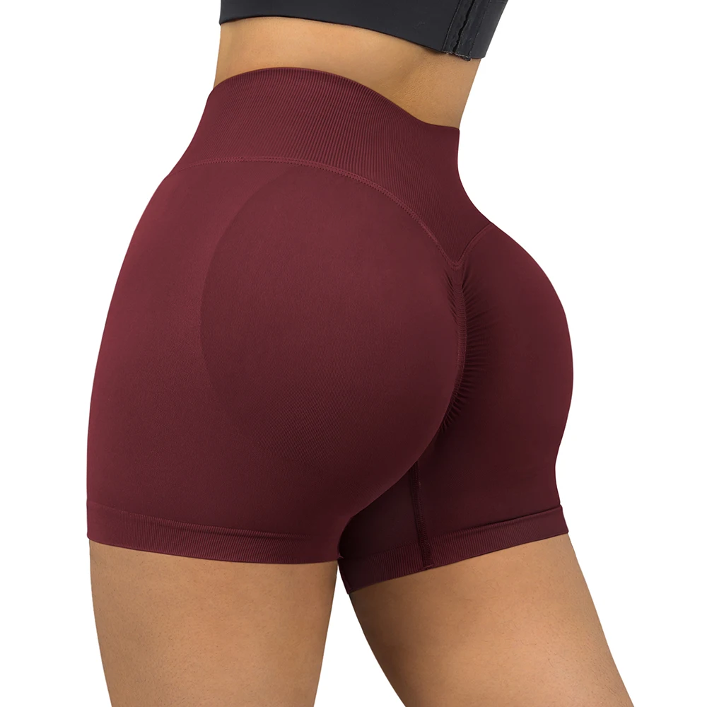 High Waist Seamless Sport Shorts Women Scrunch Butt Yoga Shorts Push Up Gym Shorts Athletic Booty Workout Shorts Women Clothings