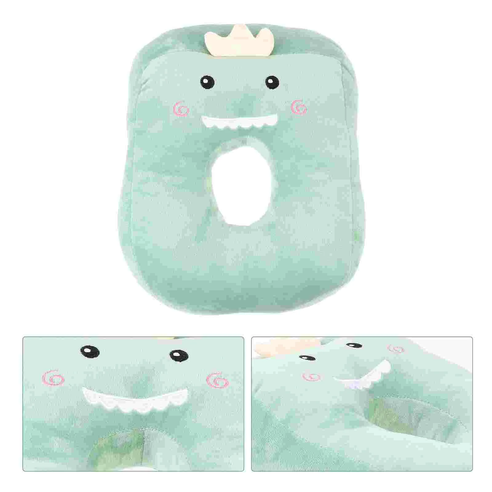 Dinosaur Plush Hugging Pillow Perforated Ear Comfortable Nap Cushion Face Wear-resistant Travel