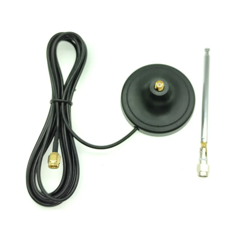 Portable Large Suction Cup Tie Rod Antenna