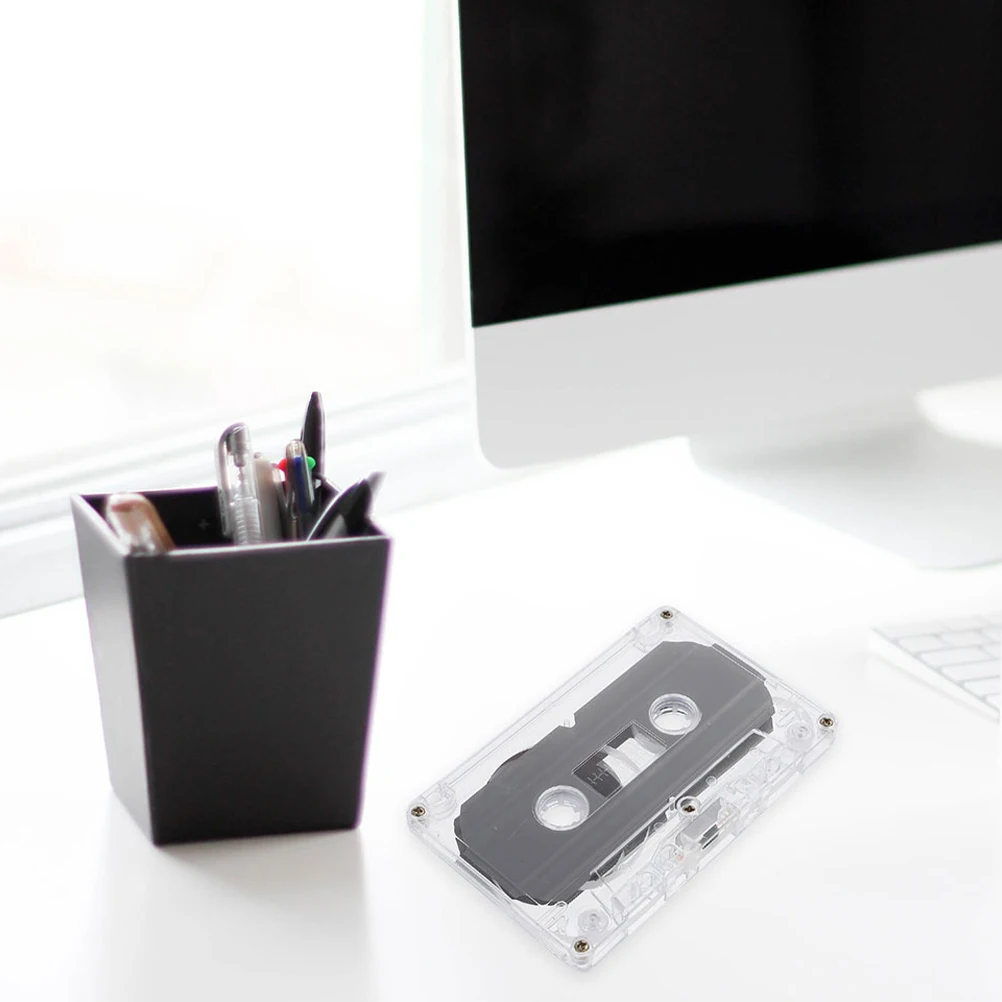 

8 Pcs Cassette with Clear Case Tapes Vintage Audio for Music Recording Plastic