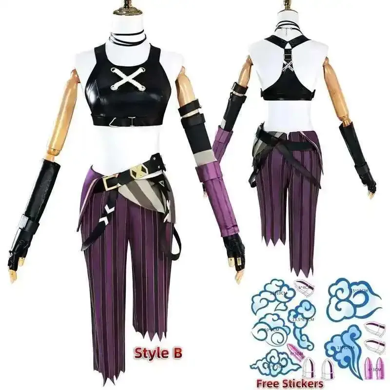 Игра Косплей Костюм Аниме LOL Arcane Young Ver Jinx Ролевая игра Хэллоуин Униформа Сексуальная Девушка goi/6