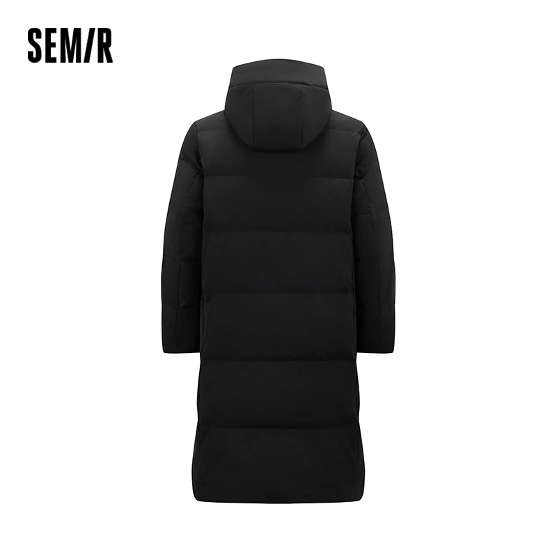 Semir Men Down Jacket 80 Percent Down Fill Long Length Thick Warm 2026 New Winter Daily Wear Urban Casual Style