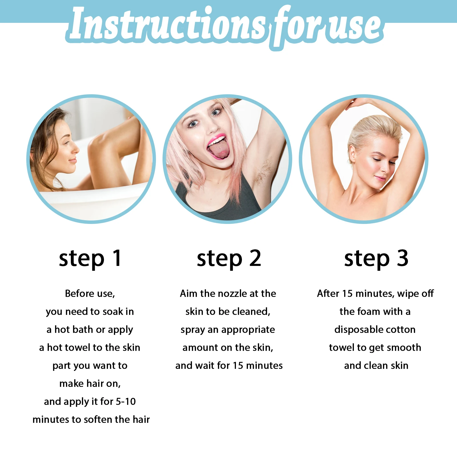 رذاذ إزالة الشعر، آلة إزالة الشعر اللطيفة الدائمة، المناطق الحميمة، مثبط نمو شعر الجسم، كريم إزالة الشعر القوي غير المؤلم