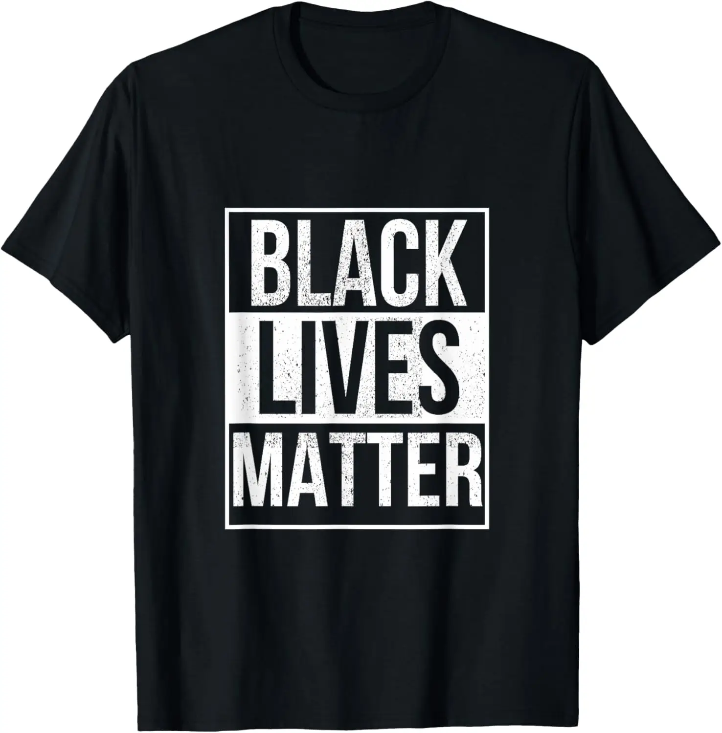 BLM T Shirt - Distressed Black Lives Matter T-Shirt