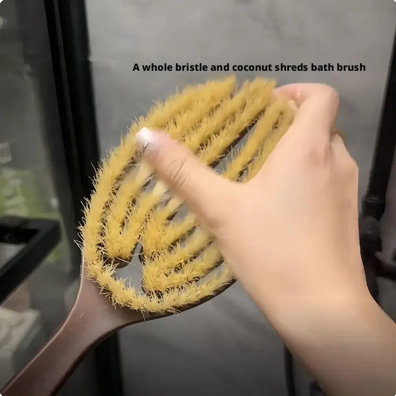 لينة منظف الجسم دش التقشير الدعك مقبض طويل فرشاة حمام مقشر الجلد مدلك تنظيف فرشاة اكسسوارات الحمام #4