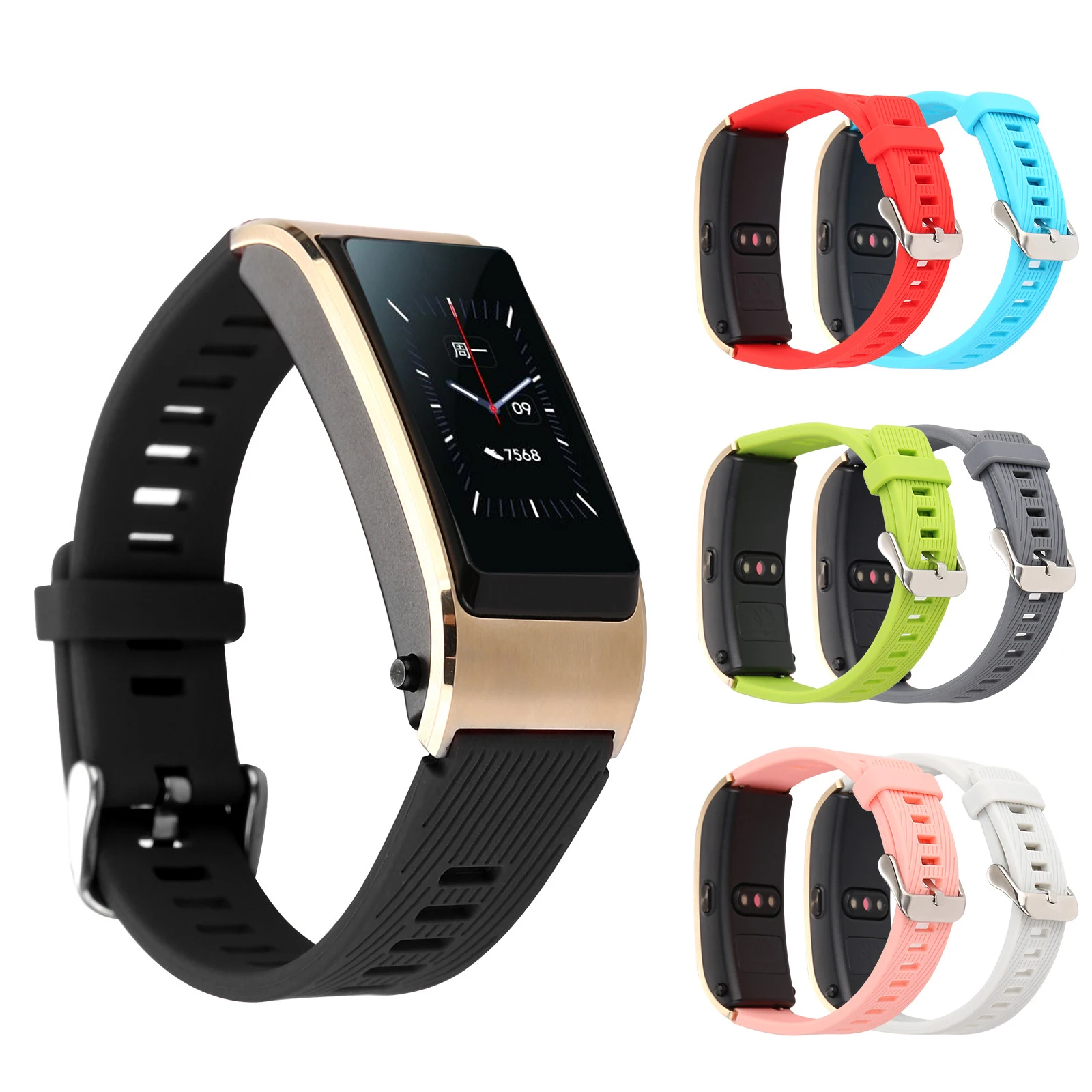 New 18mm Replacement Strap For HUAWEI WATCH GT4 GT 4 41mm/bracelet B5/S1/Talkband B5/Honor S1 Silicone Wristband Bracelet