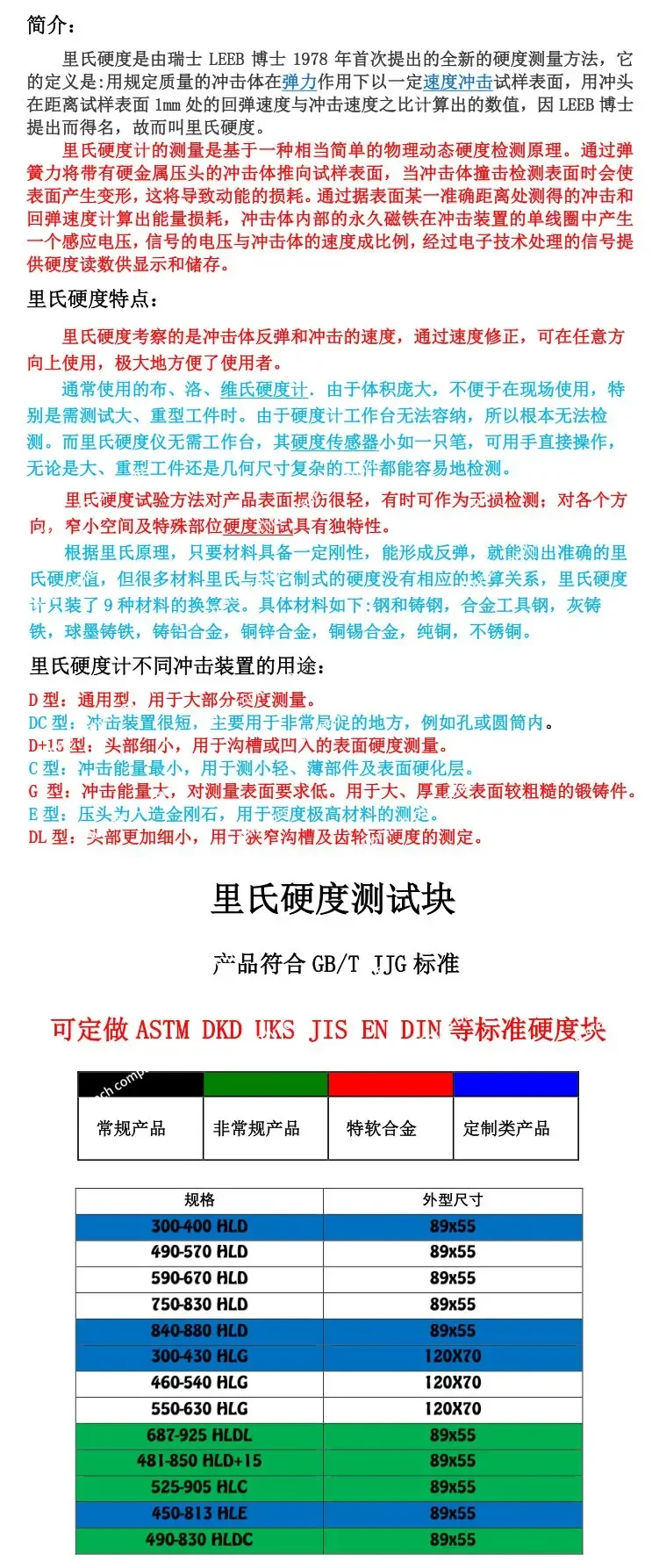 2025 رائجة البيع كتلة صلابة ليب 460-830HLD اختبار صلابة ليب كتلة الاختبار القياسية