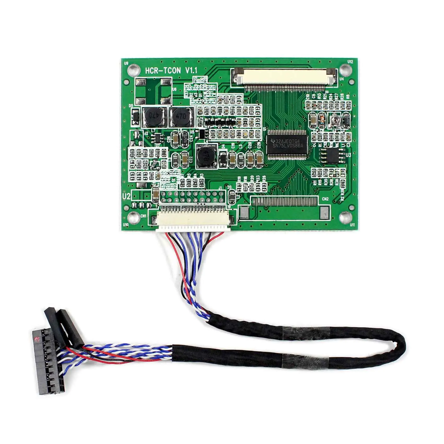 

Плата LVDS для TTL Tcon для AT050TN22 AT056TN52, поддержка с ЖК-экраном 640x480 800x480