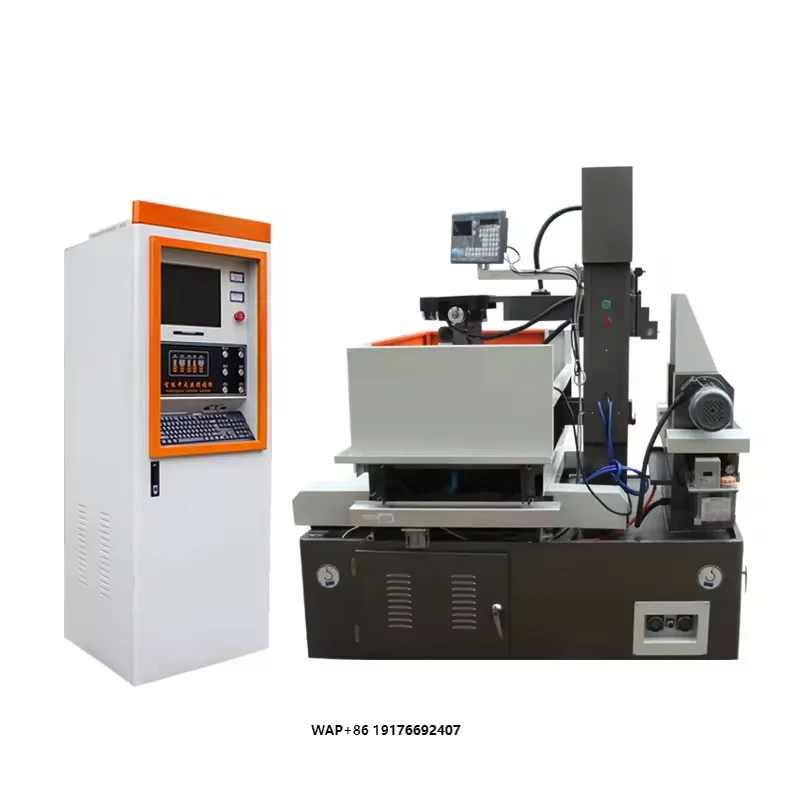 DK7745 CNC High-Speed Single Wire EDM Machine for Metal Precision 0.02mm Max Cutting Thickness 400mm New Motor PLC Core