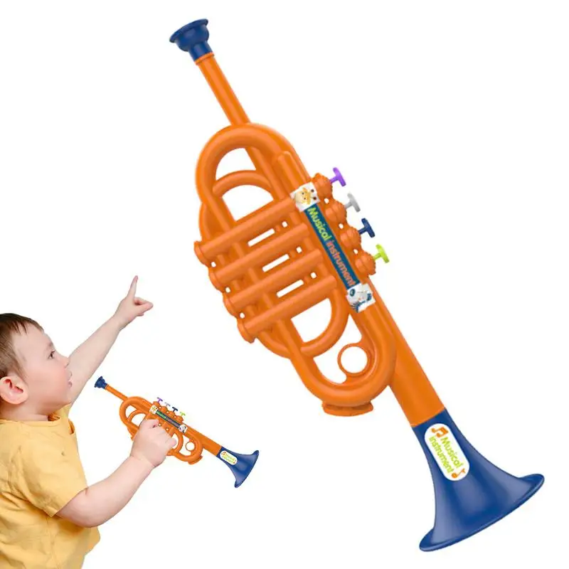 Kids Musical Instruments Toy Trumpet Simulated Musical Trumpet Toy For Girls Children's Early Childhood Musical Instrument For