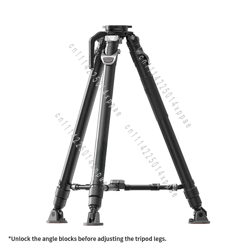155cm Pineta Peak Carbon Fiber One Step Photo Video Tripod High Payload 75mm Bowl Low Angle Central Shaft Column
