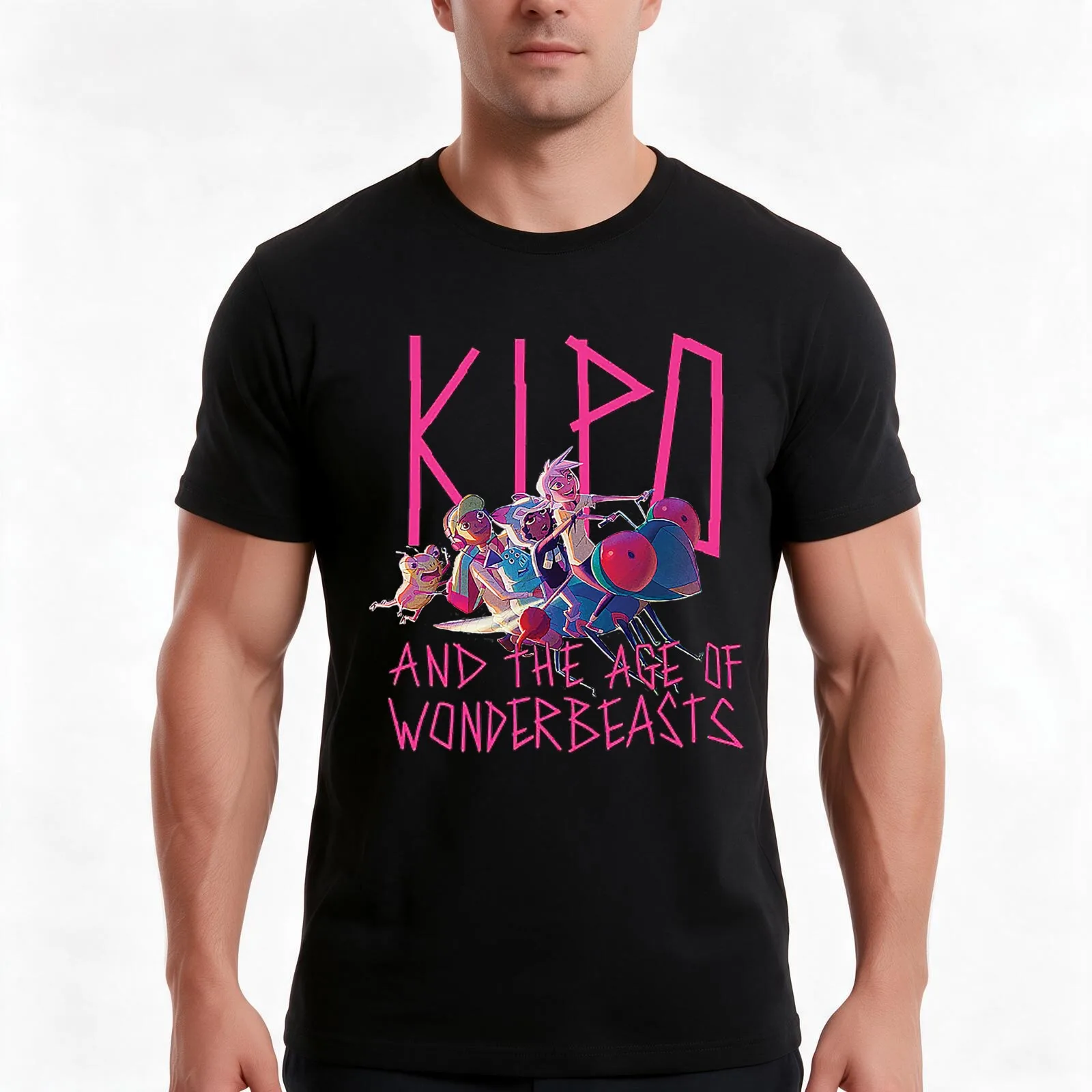 Kipo & The Age of Wonderbeasts Shirt T-Shirt, Summer Casual Cotton Tee, Oversized Streetwear Tops, Vintage Graphic Print