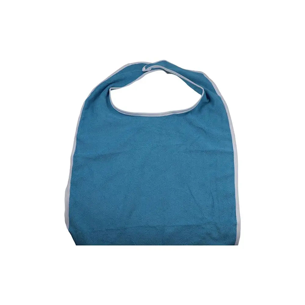 

Adjustable Adult Bibs Stain Resistant Anti-oil Senior Citizens Bibs Washable Soft Saliva Towel Feeding Nursing