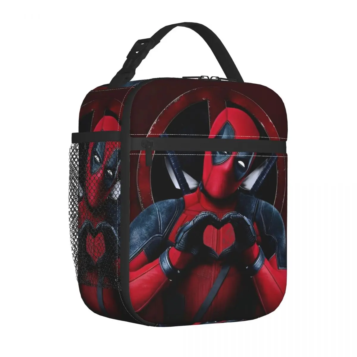 Deadpools Heroes Borse per il pranzo isolate Contenitore per il pranzo ad alta capacità Borsa termica Tote Lunch Box Borse per la conservazione degli alimenti all'aperto da spiaggia